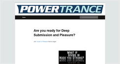 Desktop Screenshot of powertrance.org